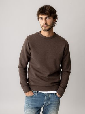 Mos Mosh Gallery abel crew neck sweat bruin