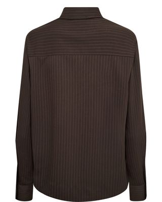 Nümph nusonya pinstripe blouse bruin