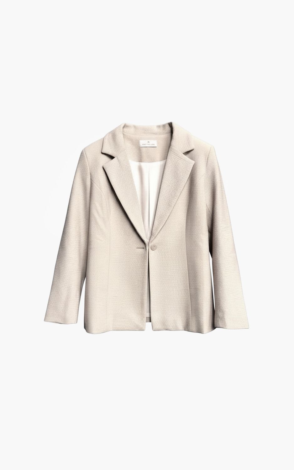 Aimee the Label rioW6 ribcord blazer off white