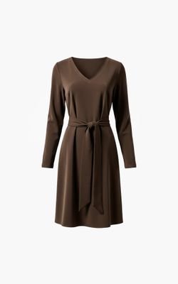 Aimee the Label viennaW6 dress bruin Aimee the Label viennaW6 dress bruin