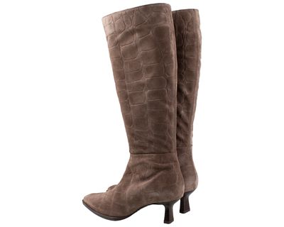Unisa leeds kittenheel boot taupe