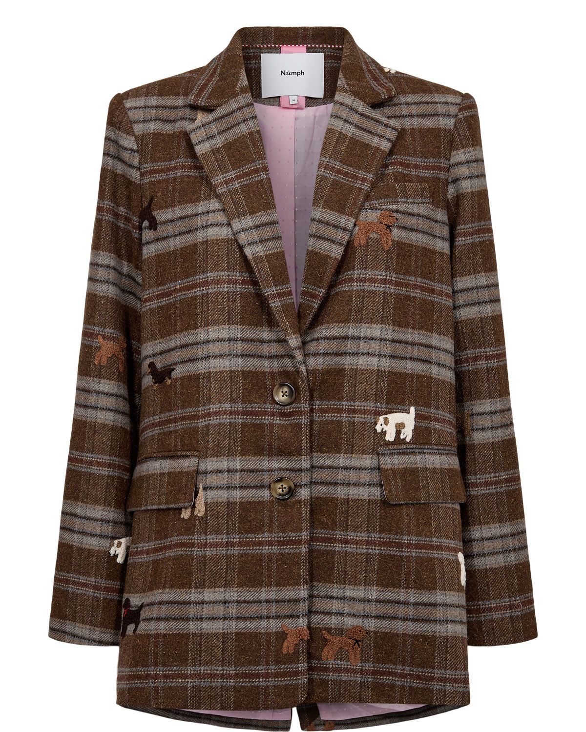 Nümph nuezma oversize blazer check