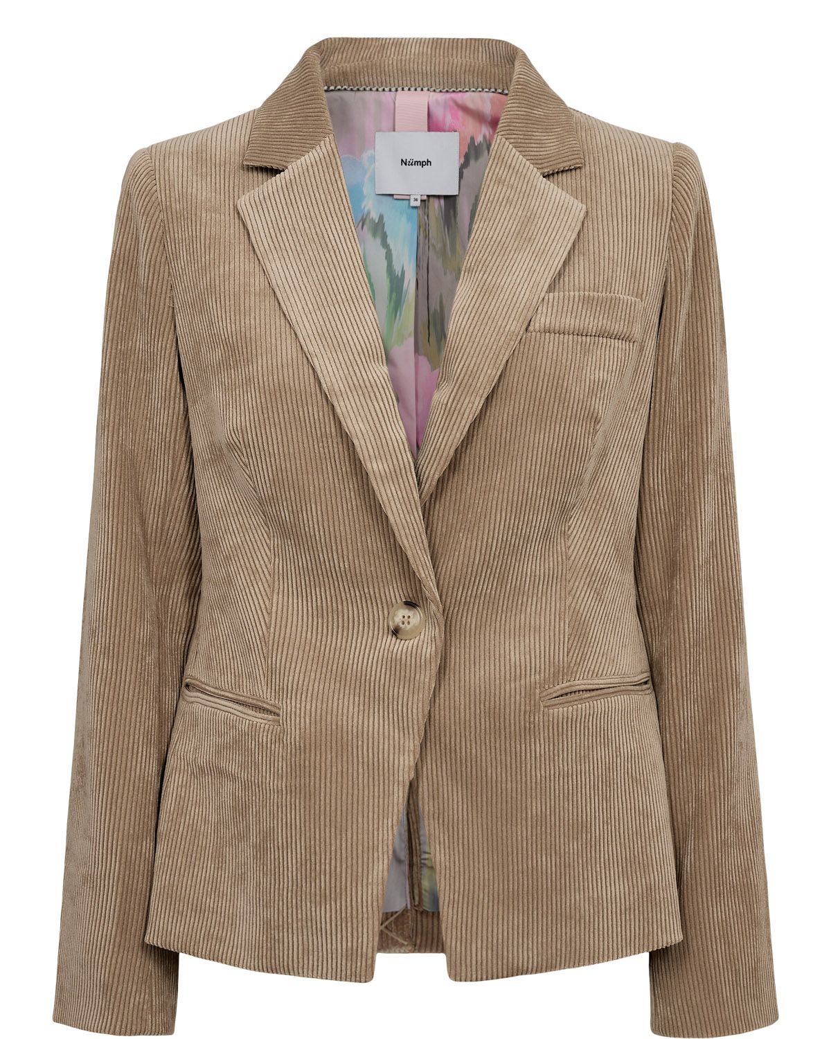 Nümph nucelise fitted blazer zand