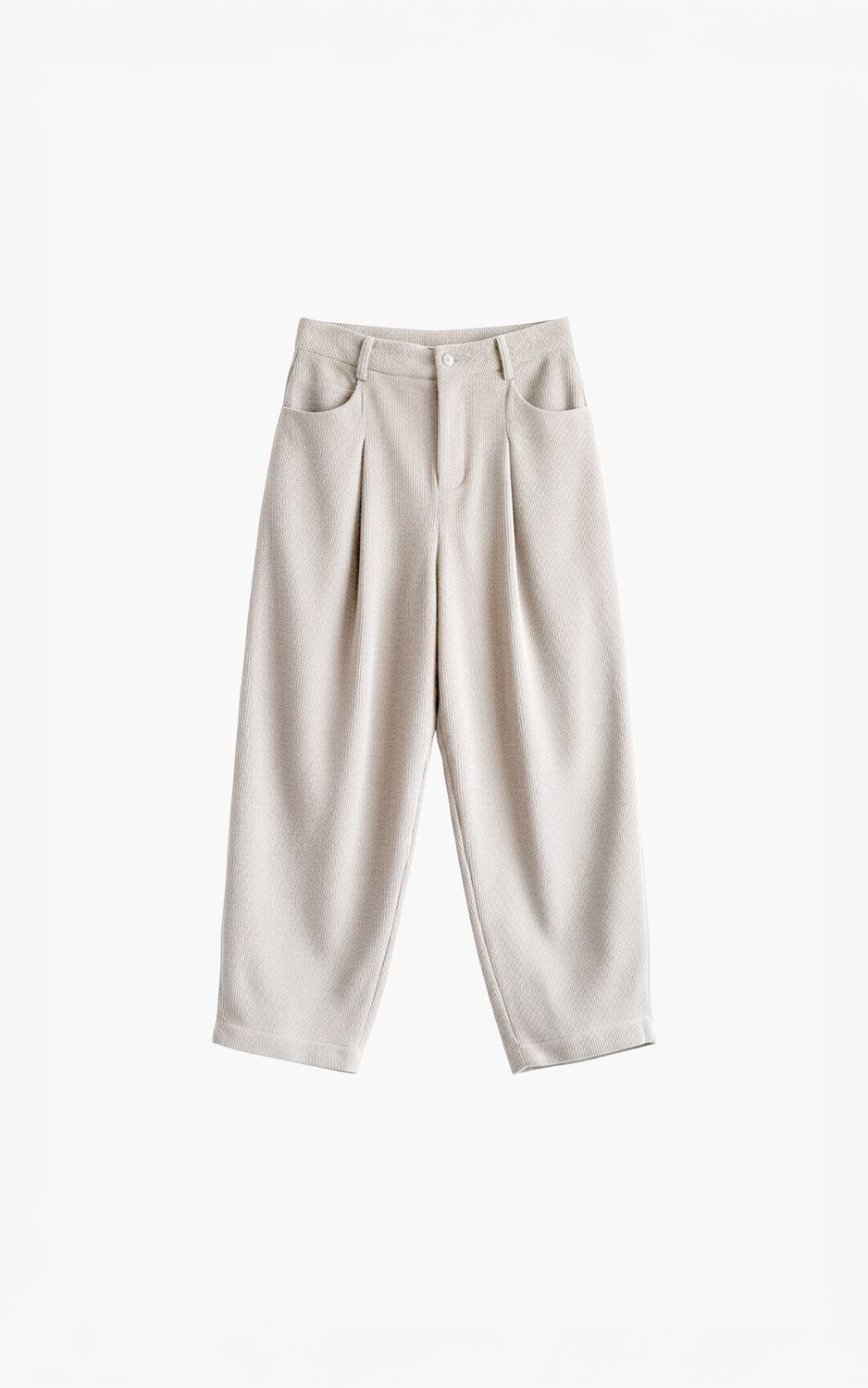 Aimee the Label sandiegoW6 ribcord trousers off white