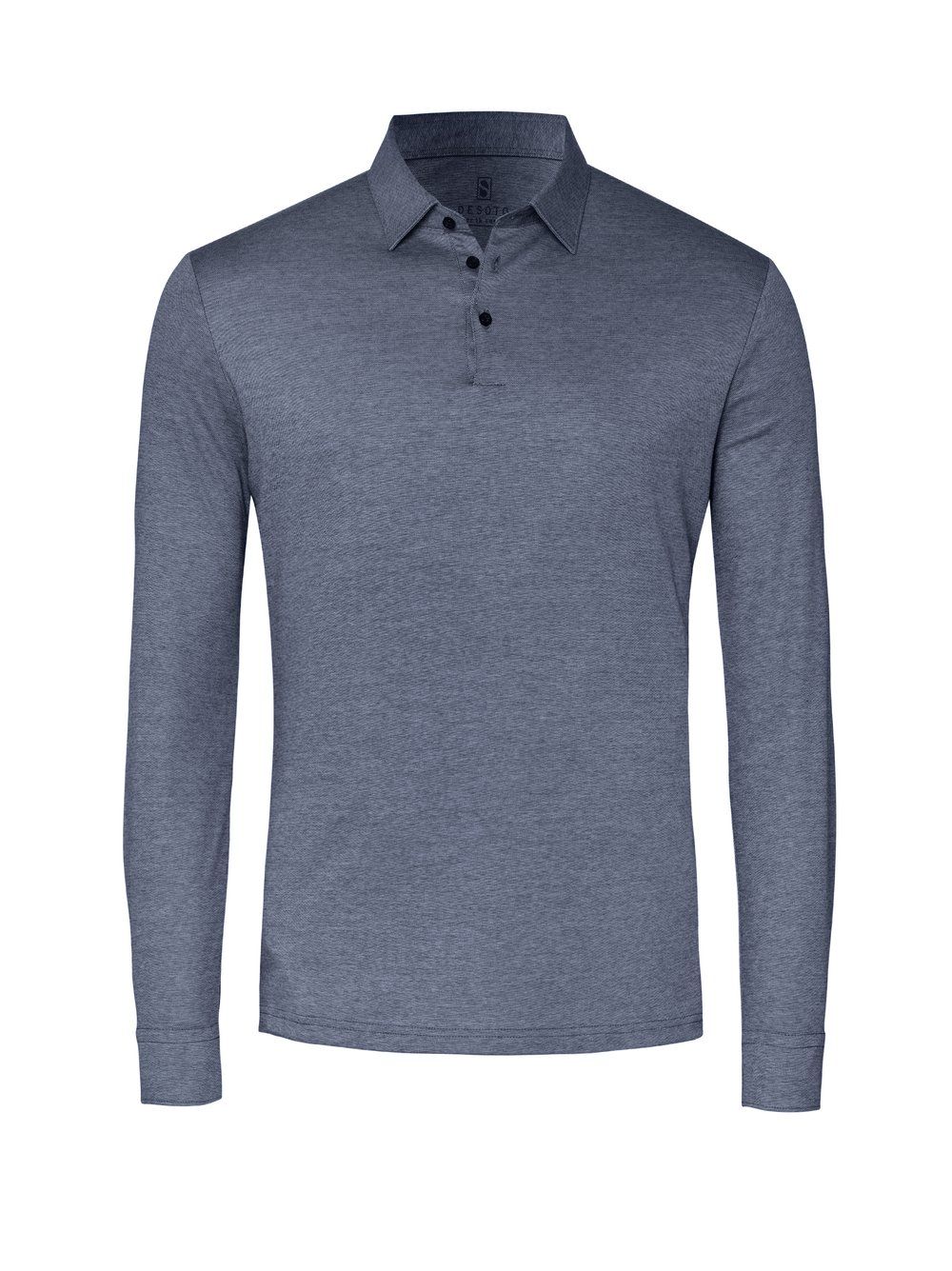 Desoto Men essential polo kent blauw