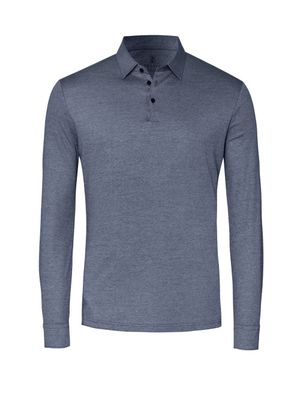 Desoto Men essential polo kent blauw