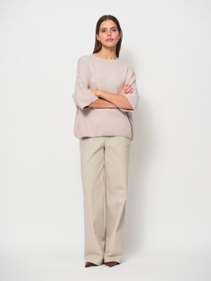 LaSalle Amsterdam poncho sweater roze