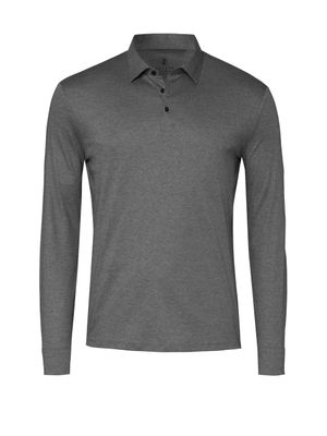 Desoto Men essential polo kent grijs