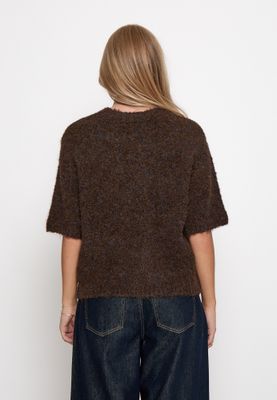 Minus margrethe knit shirt bruin