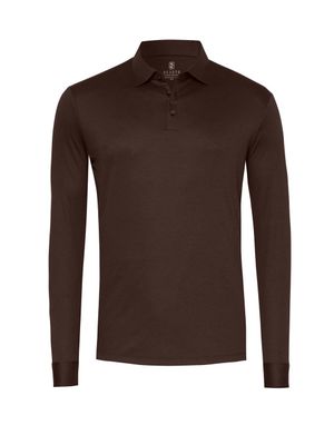 Desoto Men essential polo kent bruin
