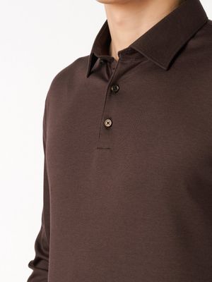 Desoto Men essential polo kent bruin