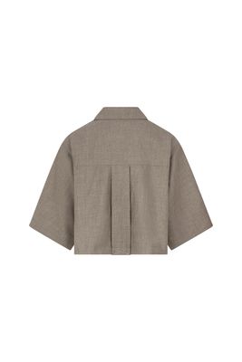 Ruby Tuesday clendeau poncho shirt taupe