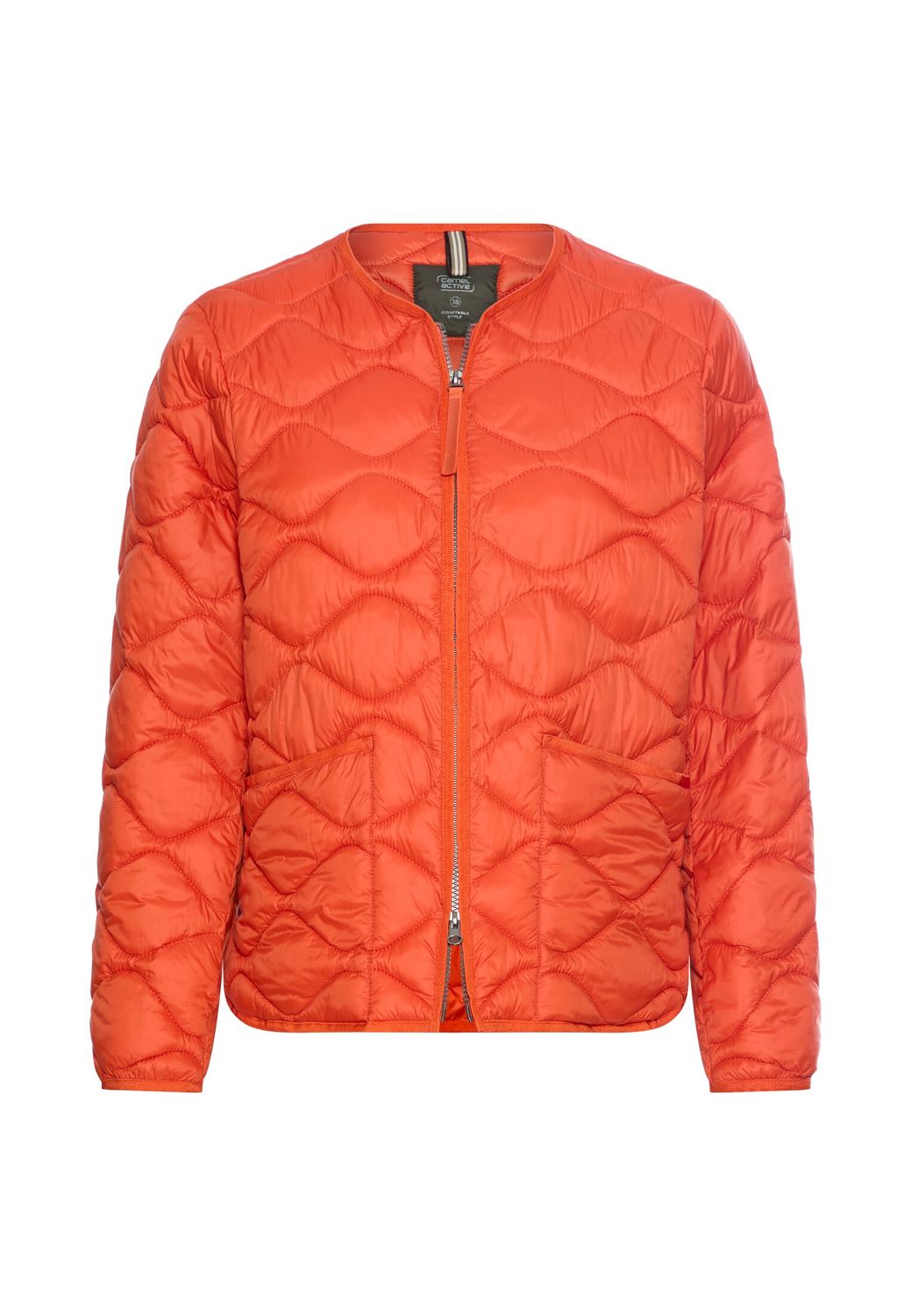 Camel Active stepped short jacket oranje