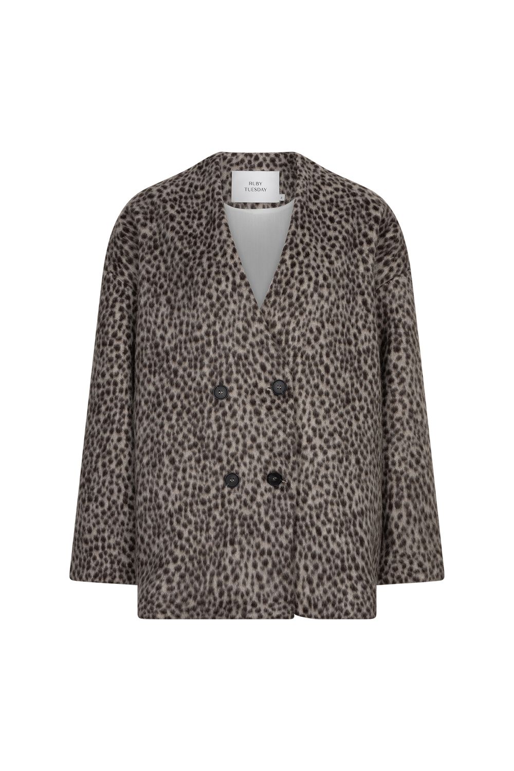 Ruby Tuesday cauliez jacquard animal blazer multicolour