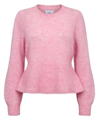 Nümph nusuri peplum pullover roze Nümph nusuri peplum pullover roze