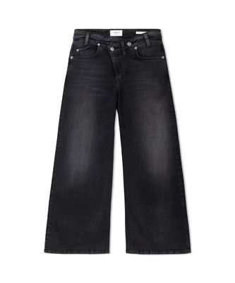 Cambio baggy asymmetric jeans zwart
