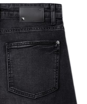 Cambio baggy asymmetric jeans zwart