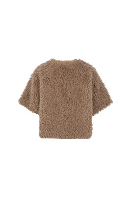 Ruby Tuesday civae fake fur poncho taupe