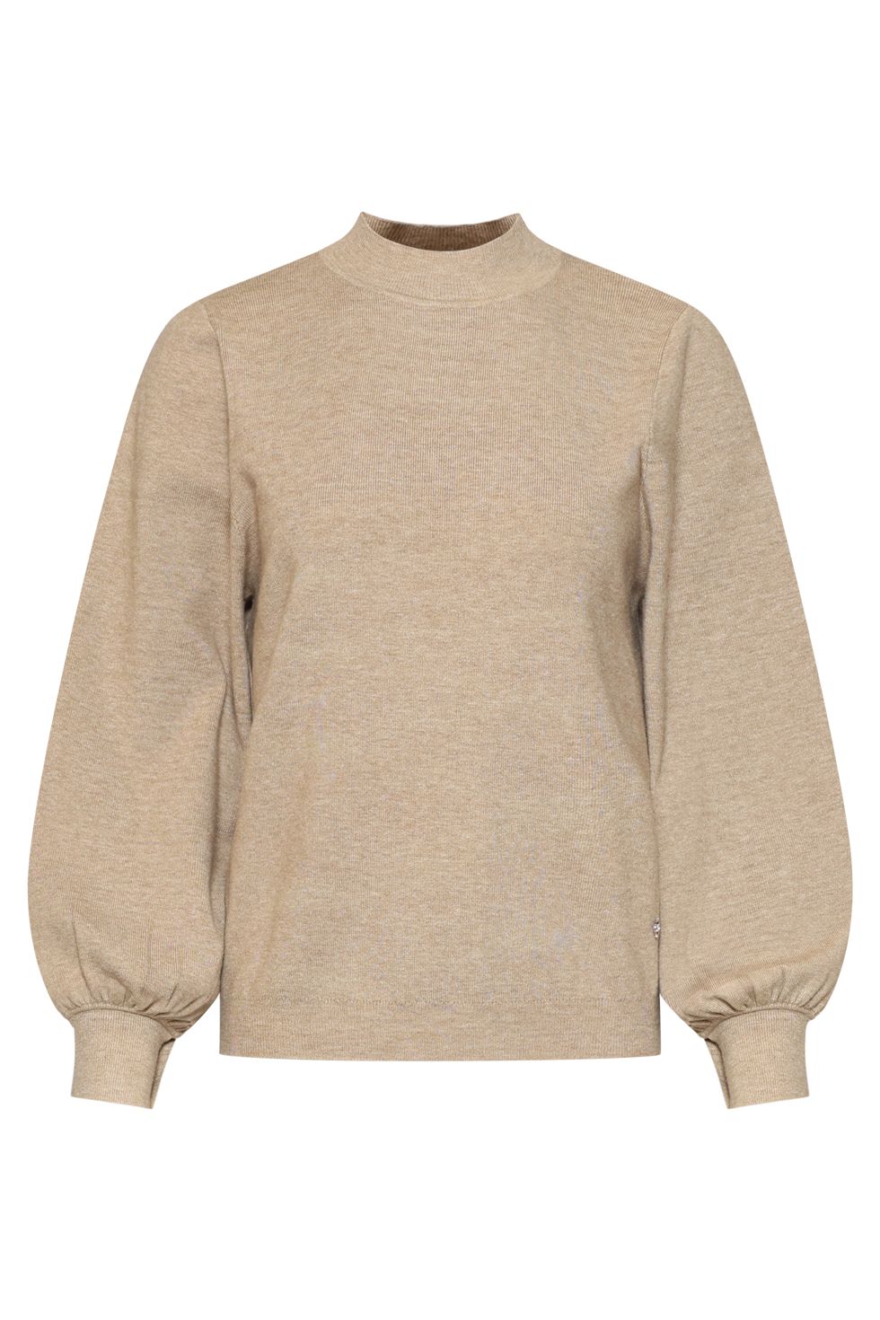 Smashed Lemon knitted top taupe