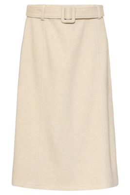 Smashed Lemon herringbone skirt zand