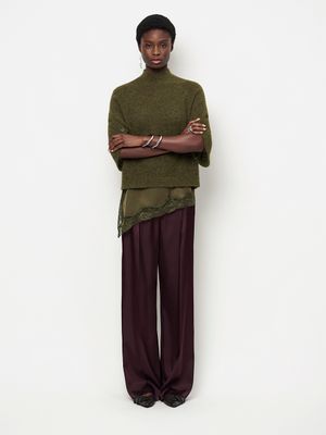 Dante6 majani cape sweater groen