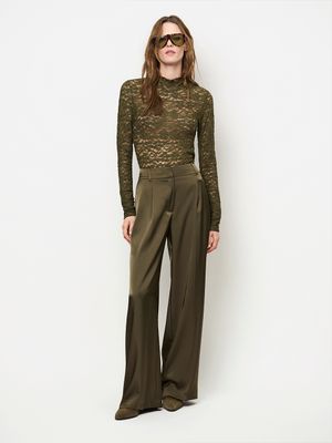 Dante6 jules satin smart pants groen