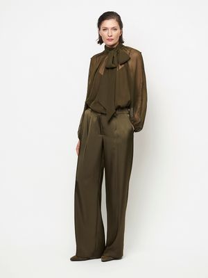 Dante6 sonia boho sleeve detail blouse groen