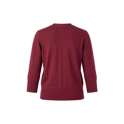 Another Woman 7/8 sleeve cardigan rood