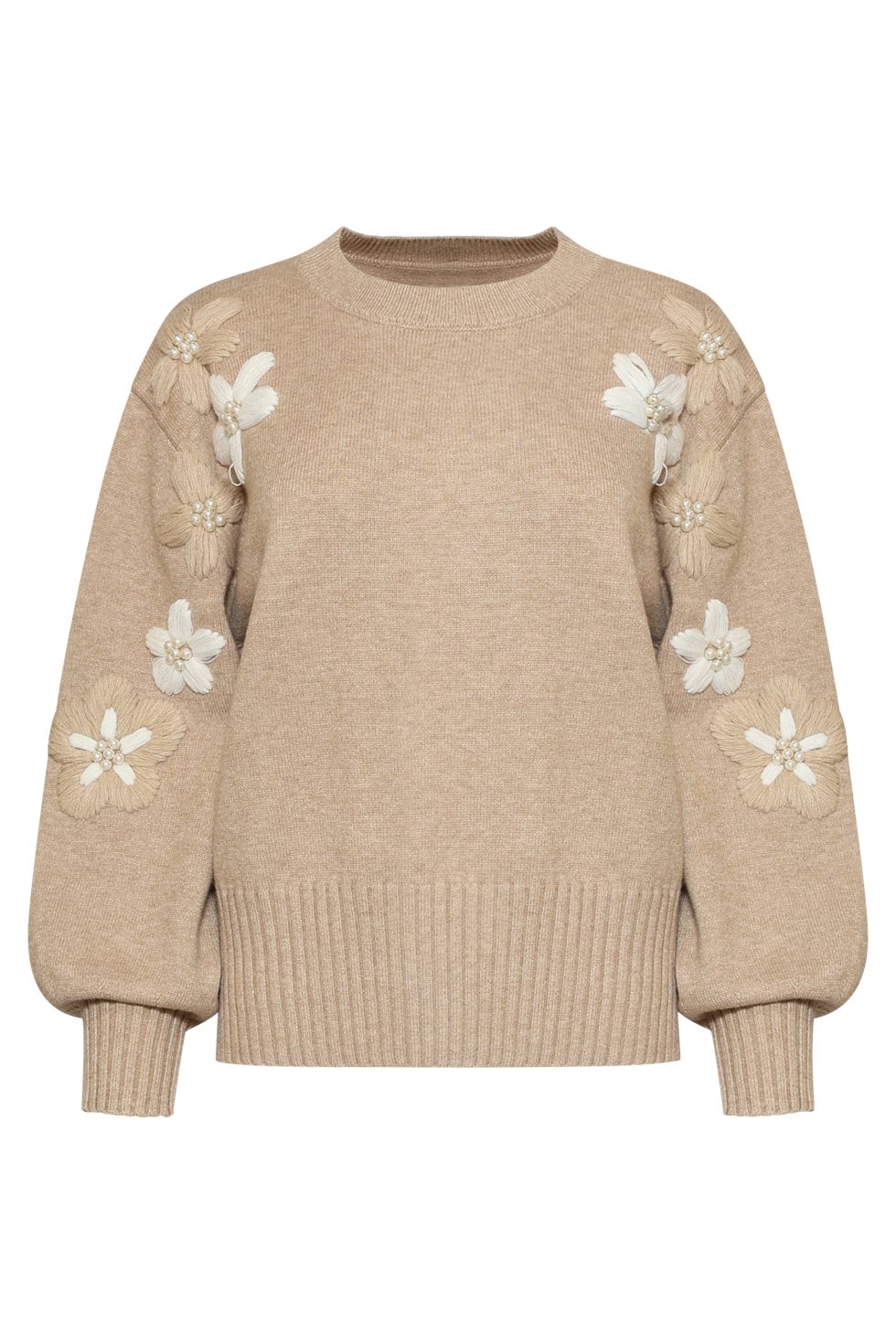 Smashed Lemon knitted top taupe
