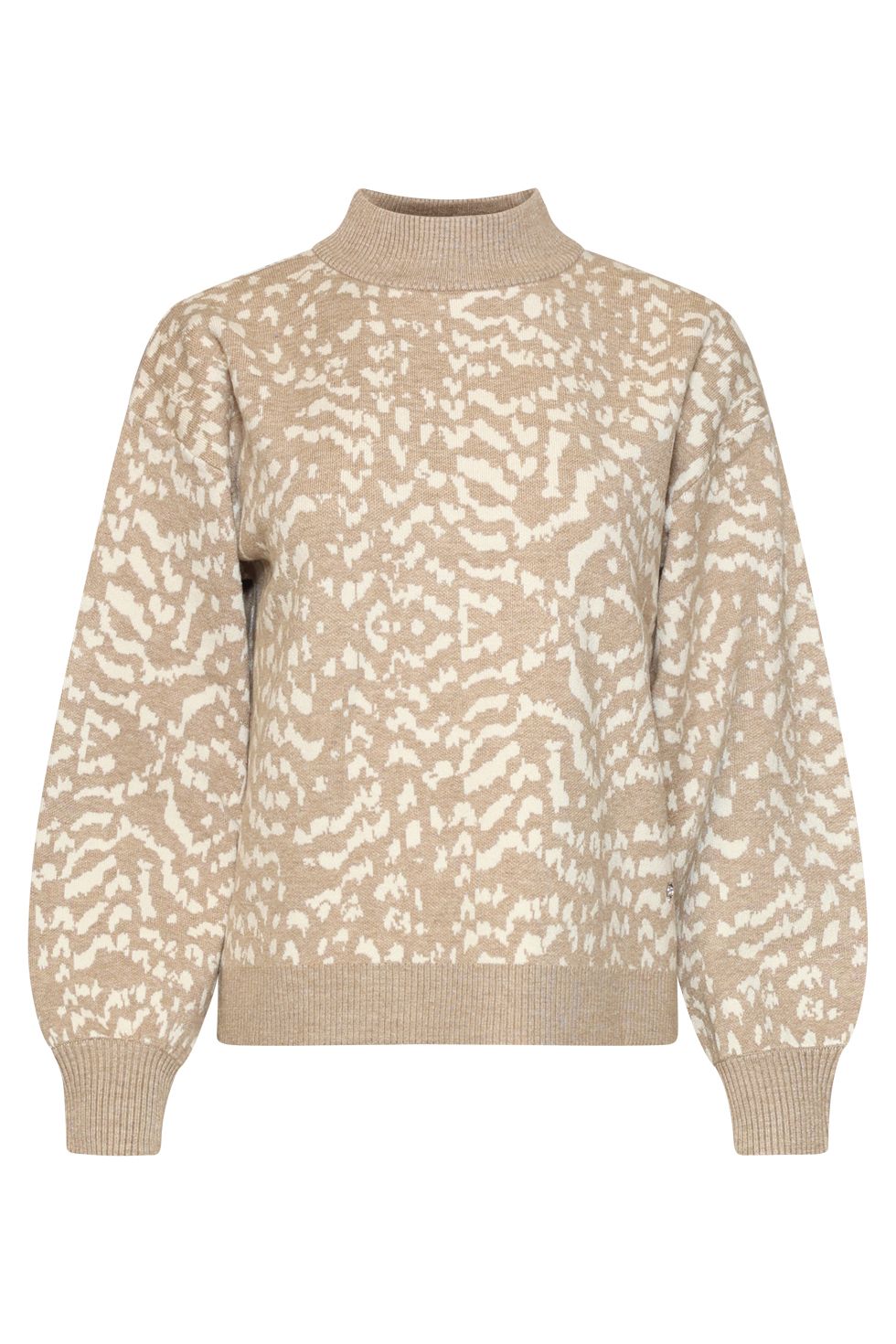 Smashed Lemon knitted top taupe