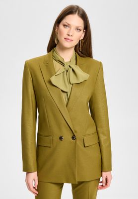 Swing double breasted blazer groen Swing double breasted blazer groen