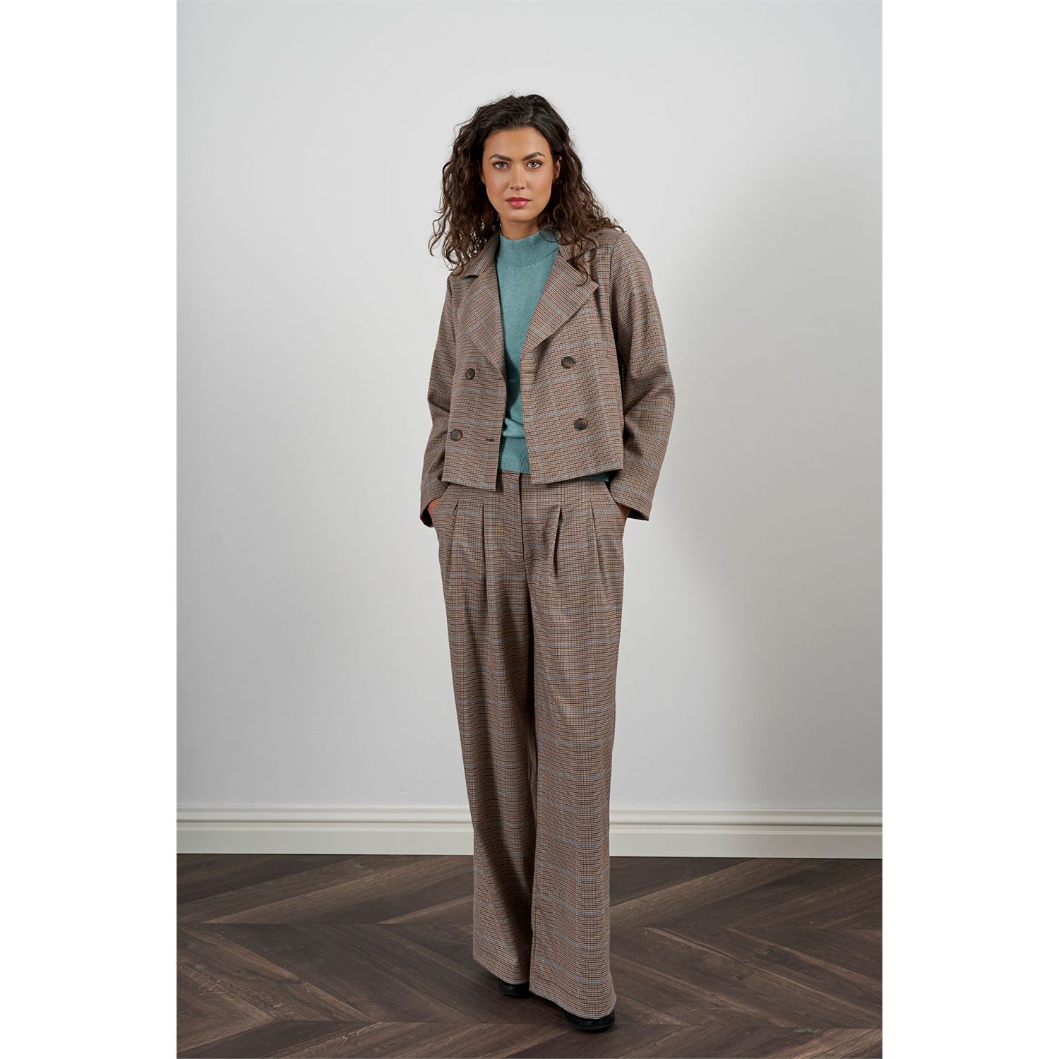 Another Woman check blazerjacket check