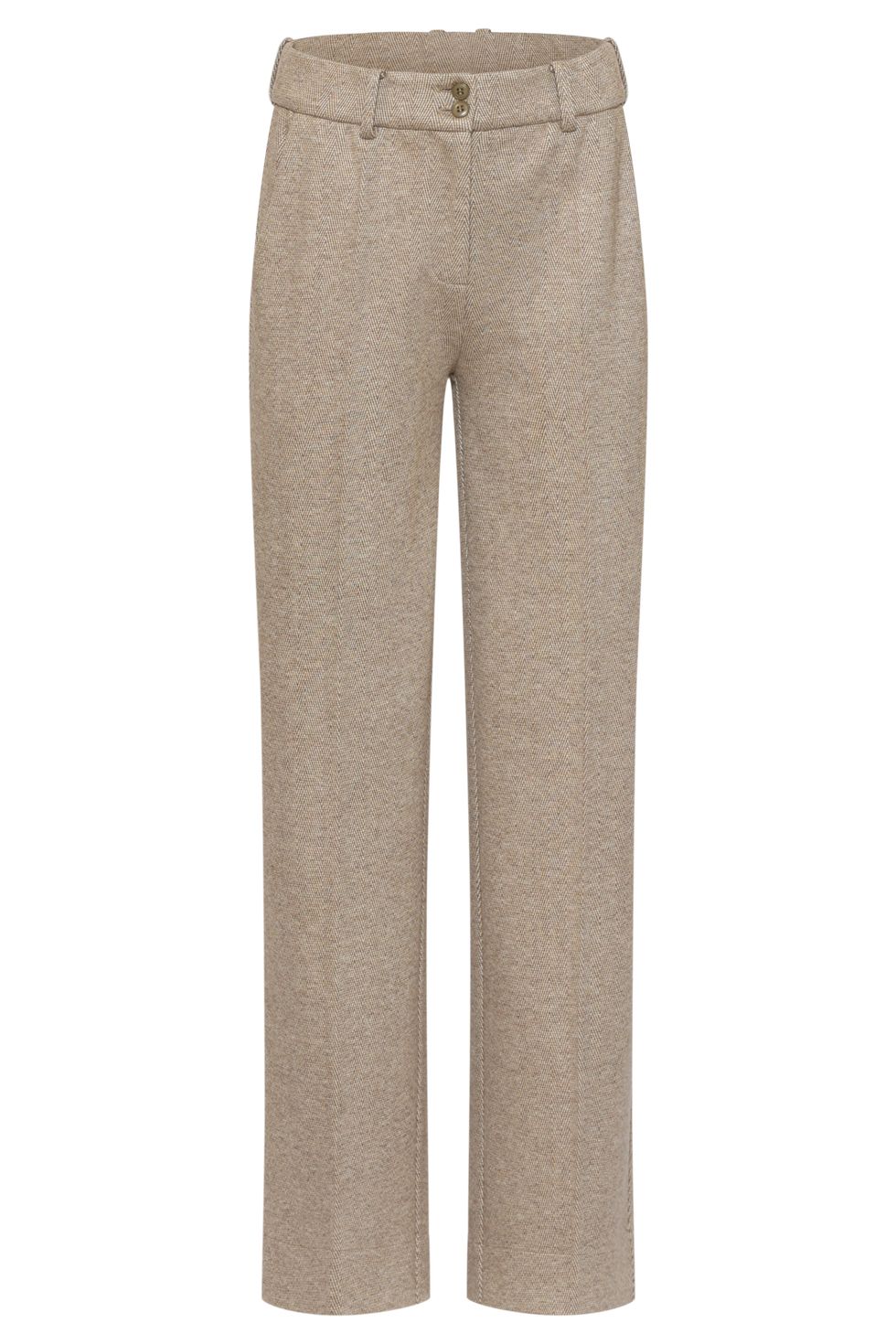Smashed Lemon herringbone pants taupe