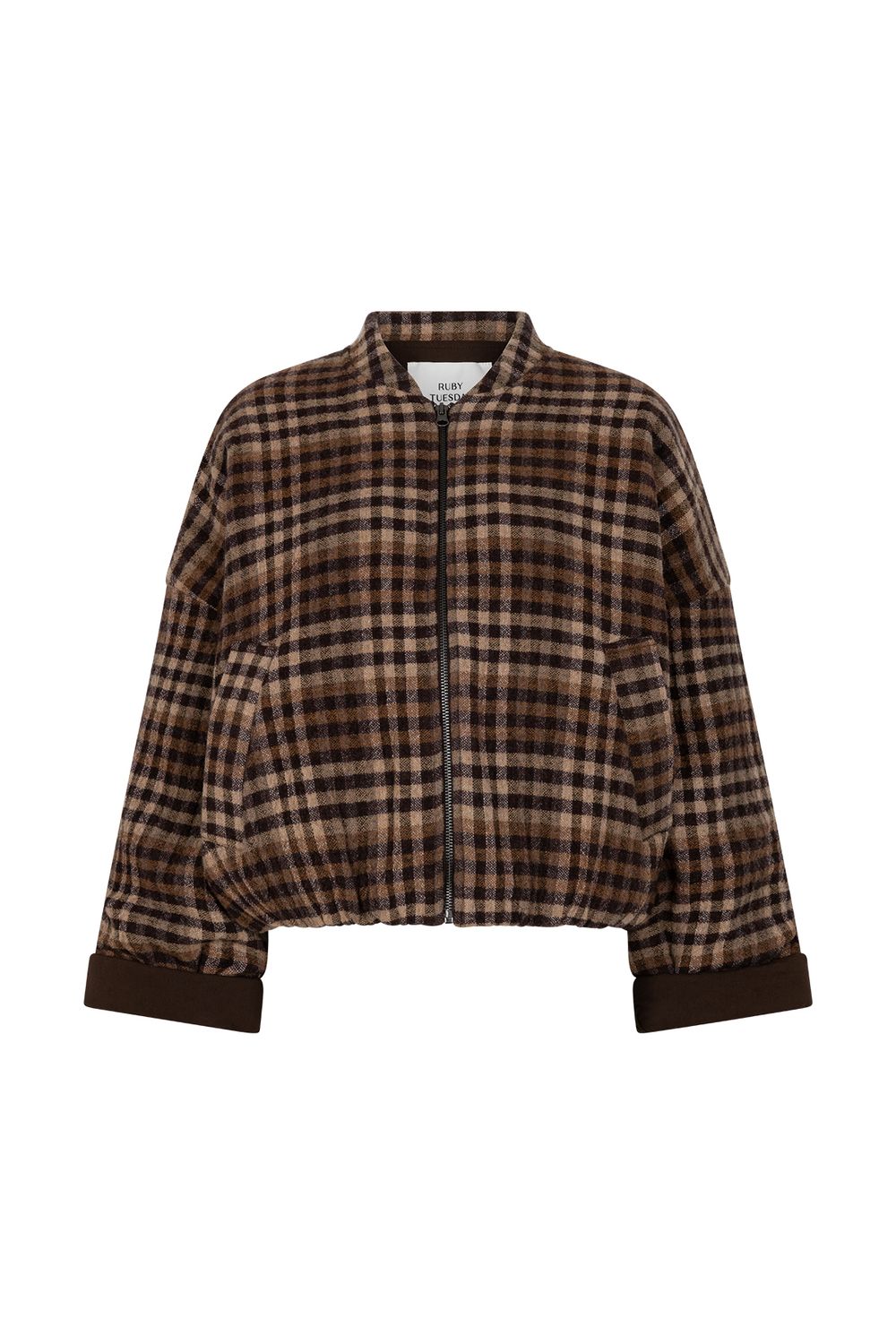 Ruby Tuesday cidore check bomber jacket check