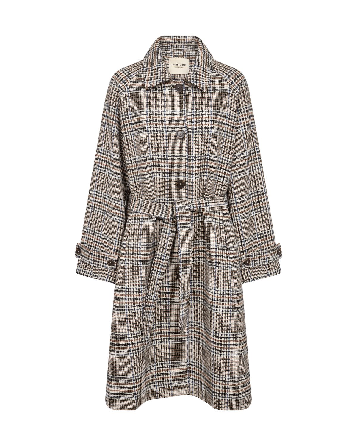 Mos Mosh selestine check coat check