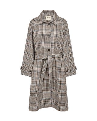 Mos Mosh selestine check coat check