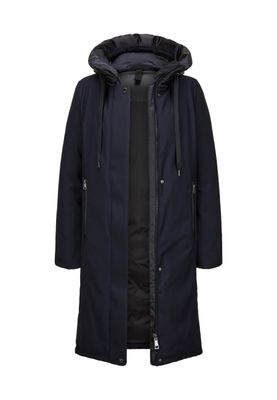 Milestone martha 3/4 wintercoat blauw