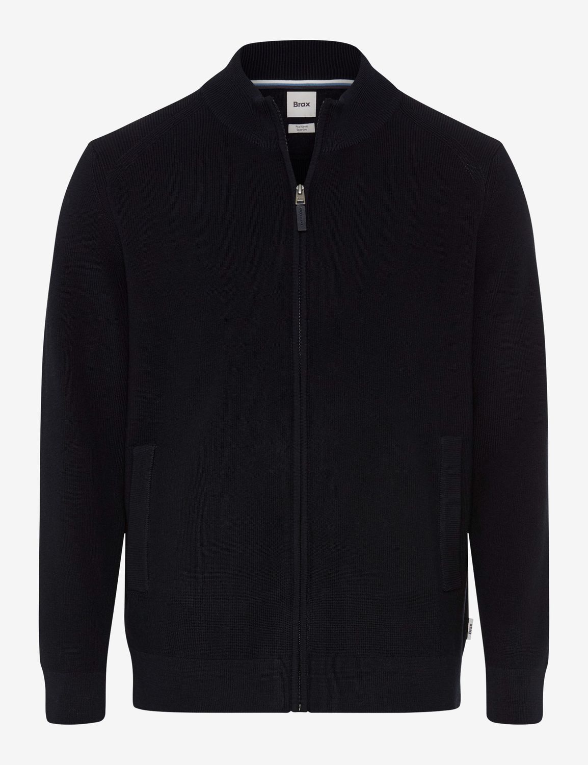 Brax Men john knitted cardigan blauw