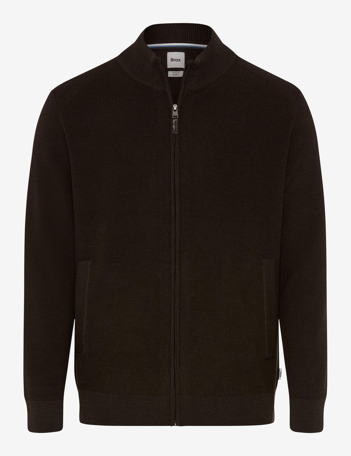 Brax Men john knitted cardigan bruin