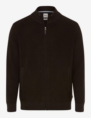 Brax Men john knitted cardigan bruin