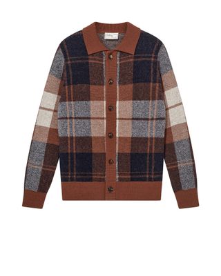 Mos Mosh Gallery wando knit cardigan check