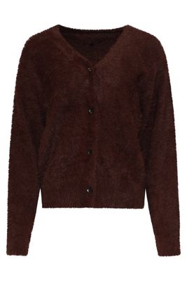 Smashed Lemon knitted cardigan no wool bruin Smashed Lemon knitted cardigan no wool bruin
