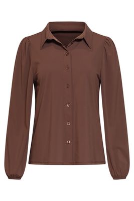Smashed Lemon travel blouse bruin