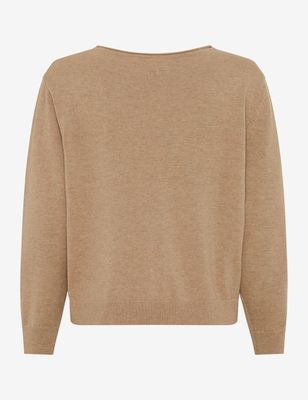 Brax lisa knitted pullover zand