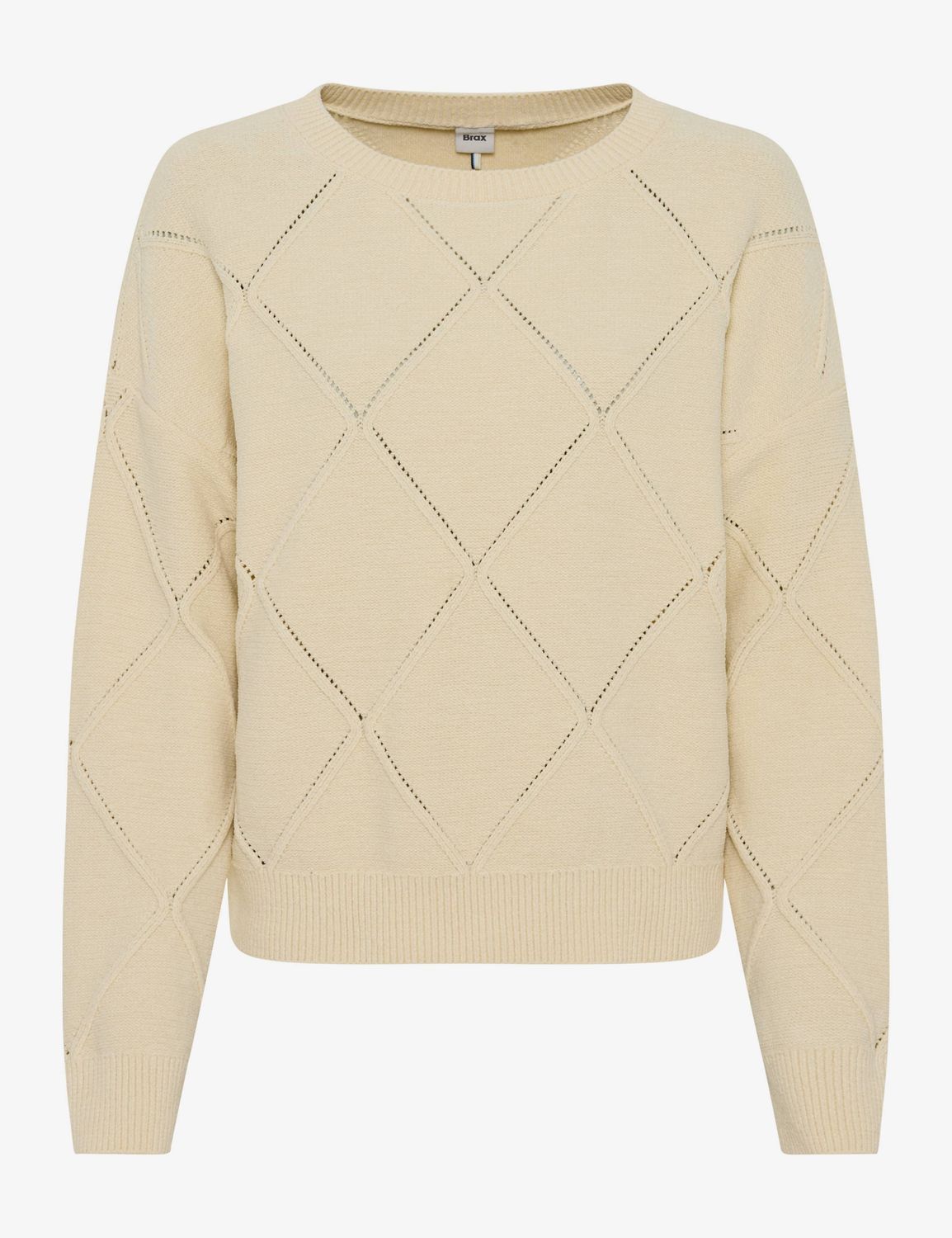 Brax lisa knitted pullover off white