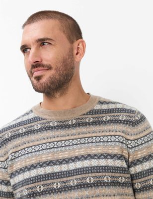 Brax Men rick jaquard pullover multicolour