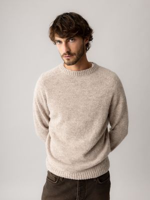 Mos Mosh Gallery carlos crew neck knit grijs