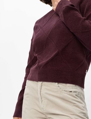 Brax lisa knitted pullover bruin