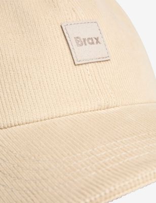 Brax Men cary ribcord cap off white