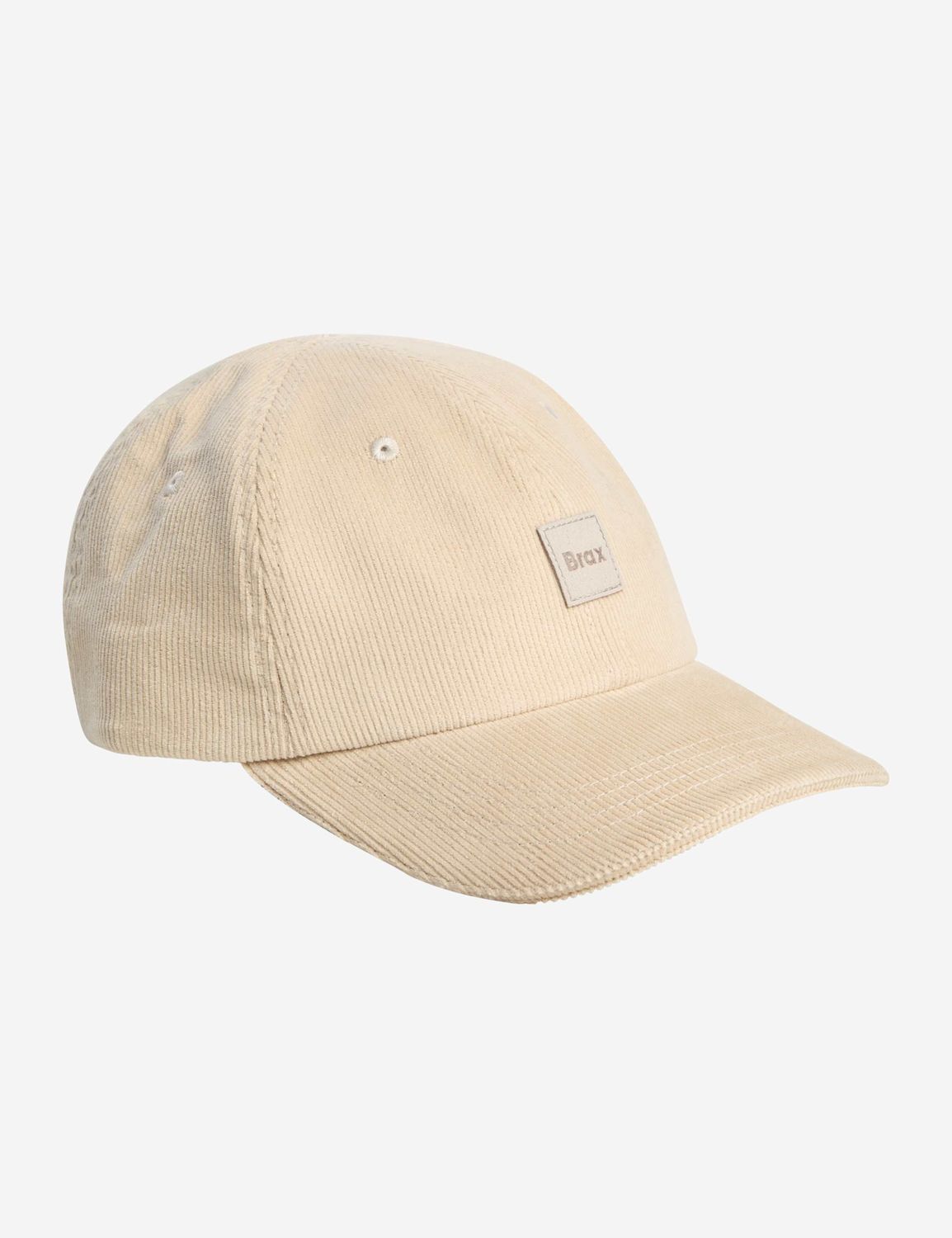 Brax Men cary ribcord cap off white